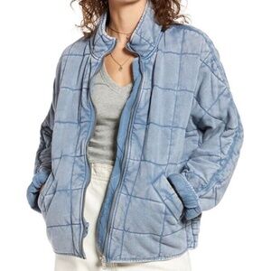 Free People Dolman Quilted Knit Jacket